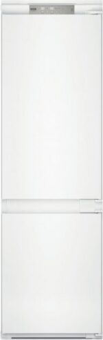 Вбудований холодильник Whirlpool WHC18 T573, Вид спереду, З нижньою морозильною камерою, Італія, Білий, Висота 177 см